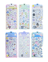 YOUYOU FAMILY BONBON DROP STICKERS (6D,18/PK)